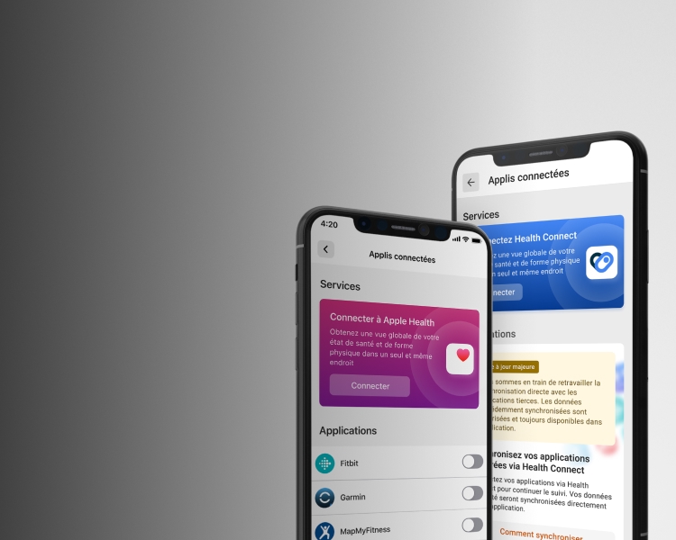 EGYM Branded Member App : intégration directe avec Health Connect et Apple Health